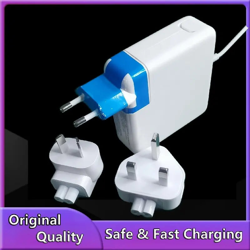 85W Magsaf 1 L Magnetic Charging Power Adapter for MacBook Air/Pro Series：A1286，A1297，A1343，A1175，A1222，A1290，A1260，A1229 etc.