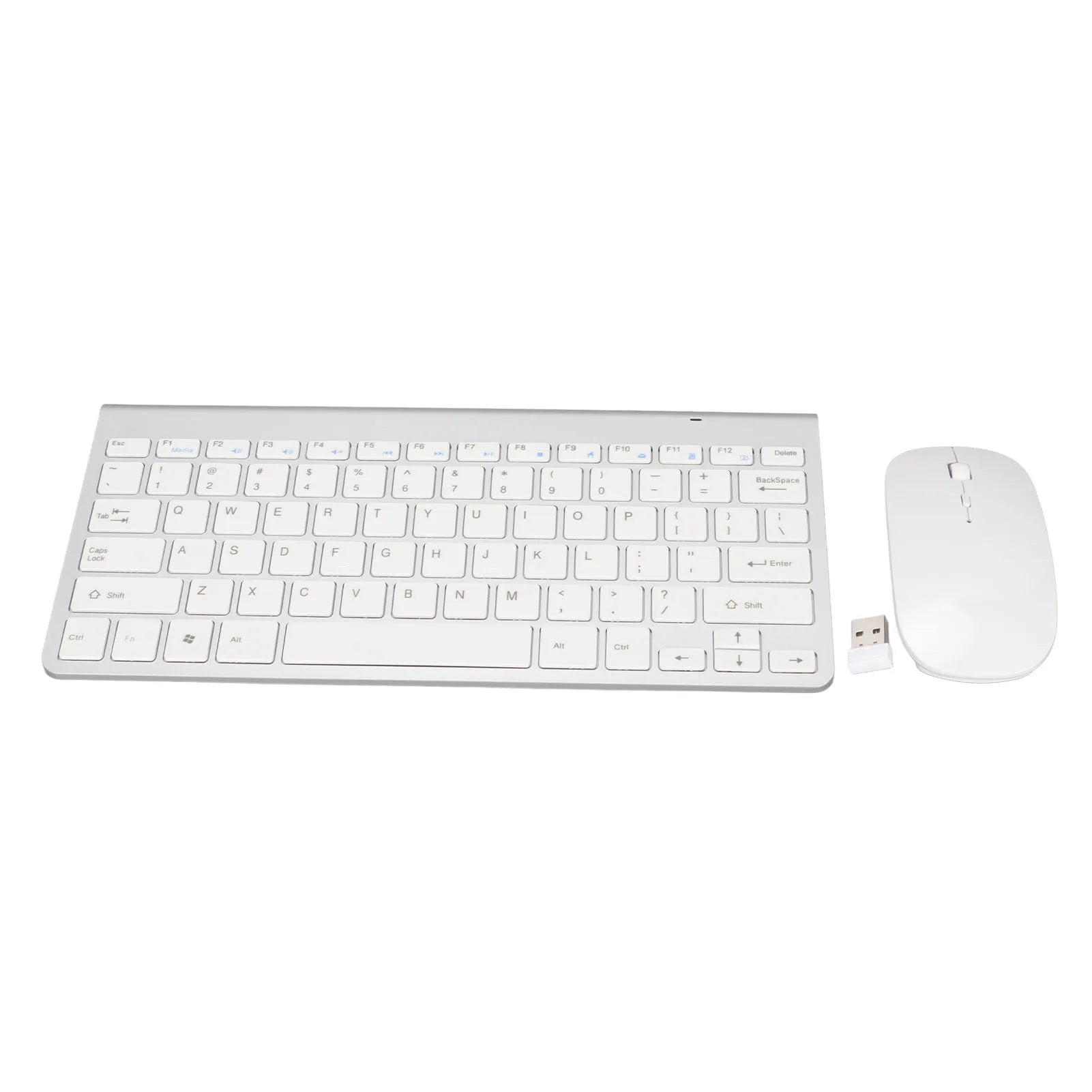 Keyboard Mouse Set 2.4G Wireless 78 Keys USB Thin Etched Keycaps Ergonomics Mute Button Computer Keyboards Mouse Wireless Mouse