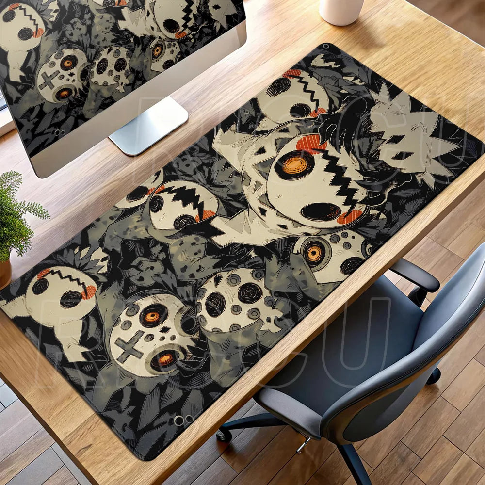 XXL Large Mouse Pad Pokemon Mimikyu Office Mats Carpet Laptop Locking Edge Game Keyboard Desk Mat Rug Mousepad Rubber Table Mat