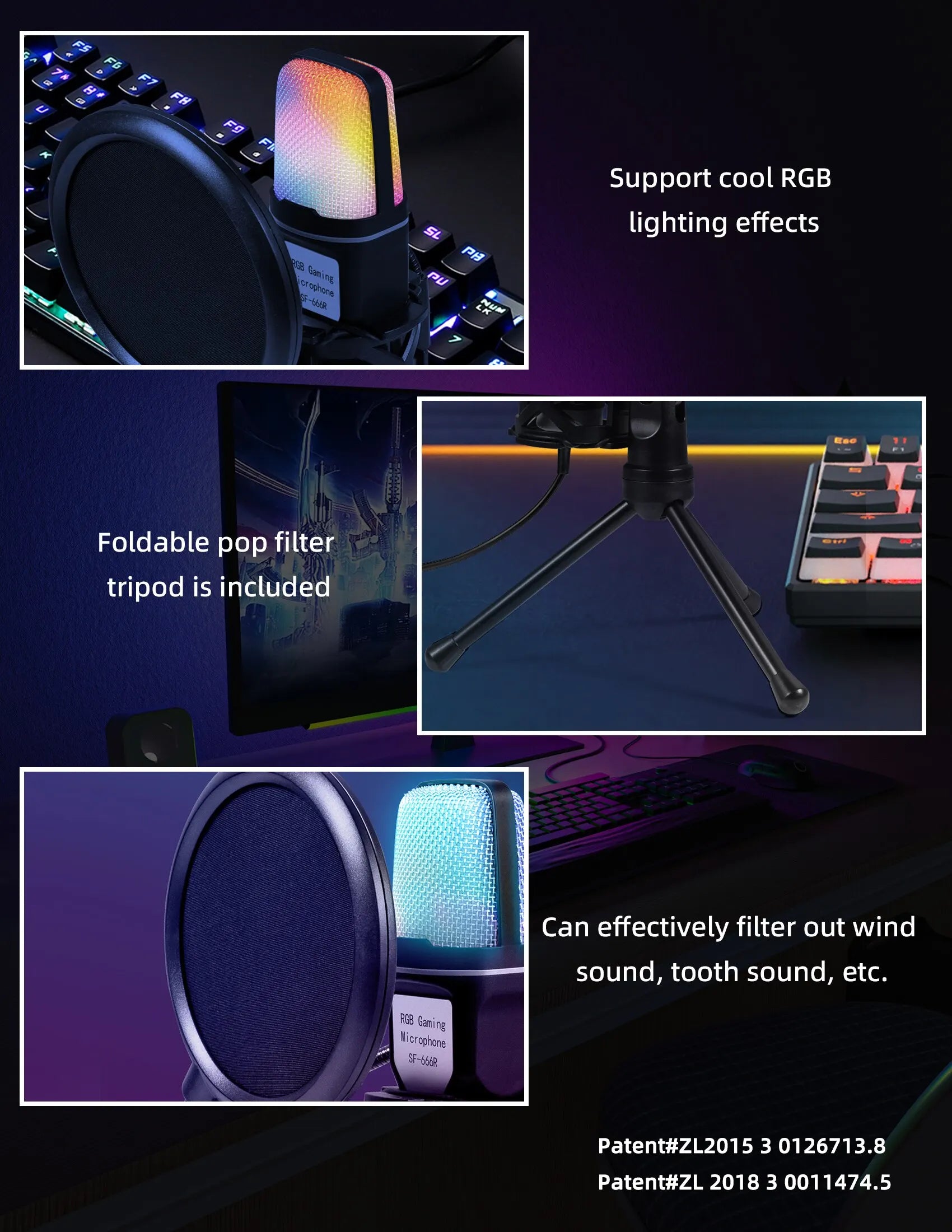 Professional USB Condenser Microphone Kit – Gaming & Podcast Mic for PC/Laptop, Wired Studio Recording Mic for Streaming, Karaoke & Voice Overs.