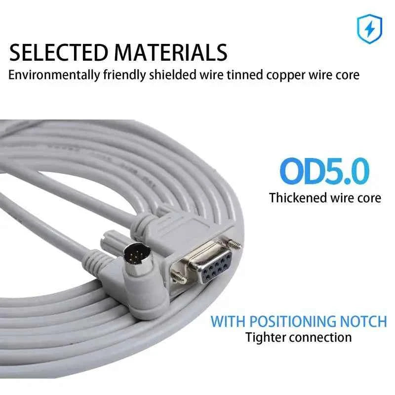PLC Cable For Allen Bradley MicroLogix 1000 1200 1400 1500 Programming Cable 1761-CBL-PM02 Professional Data Transmission Cord