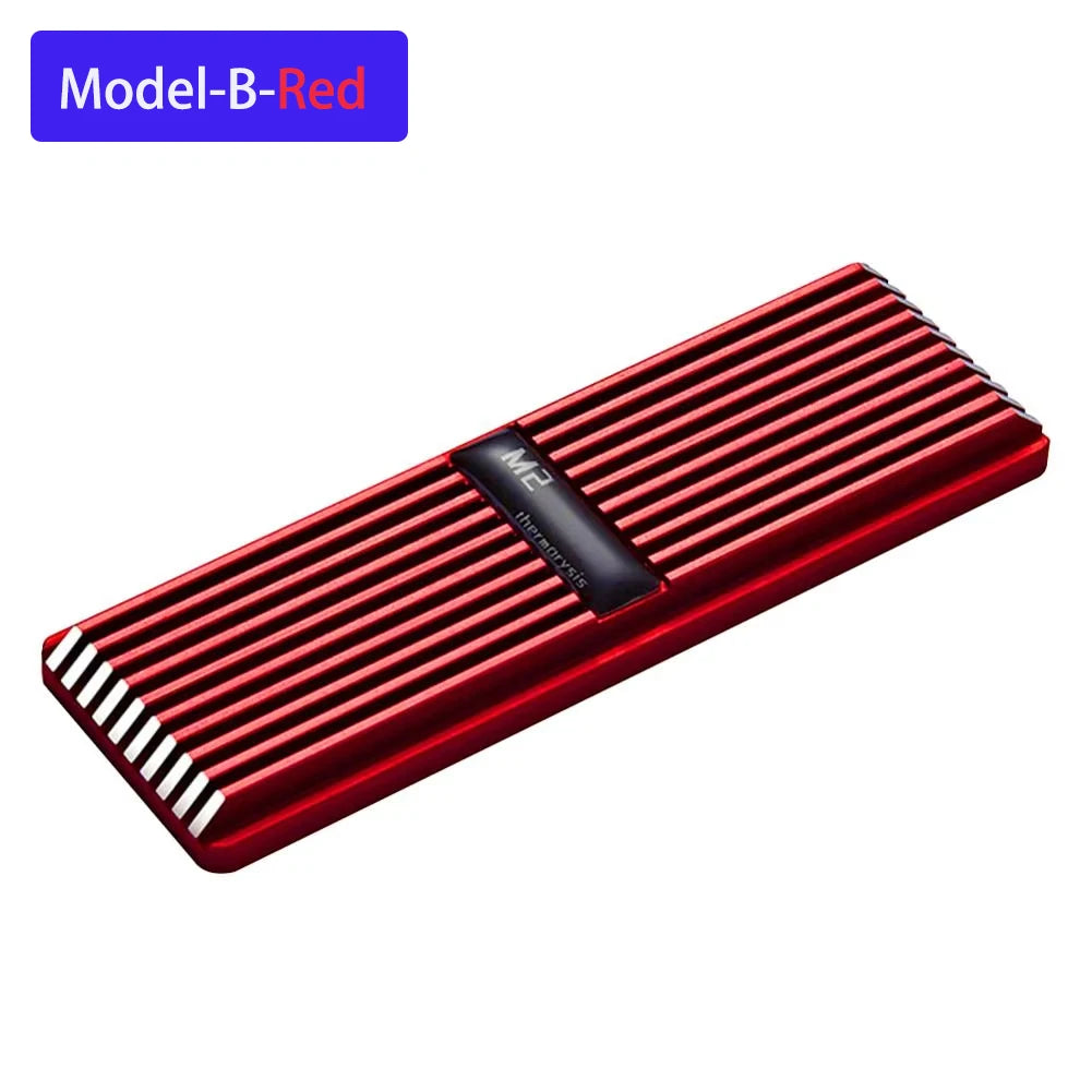 M.2 NVME 2280 Solid State Hard Disk Radiator Aluminum M.2 SSD Heat Sink M.2 SSD Cooler With Thermal Pad For PS5 Desktop PC