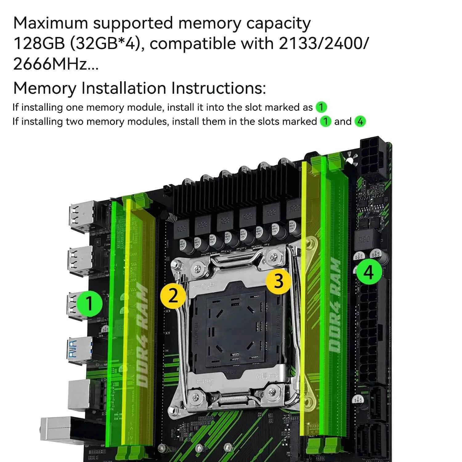 MACHINIST X99 Motherboard X99 PR9 Support TPM2.0 LGA 2011-3 Intel Xeon E5 V3&V4 CPU DDR4 RAM SATA/NVME M.2 Slot USB3.0
