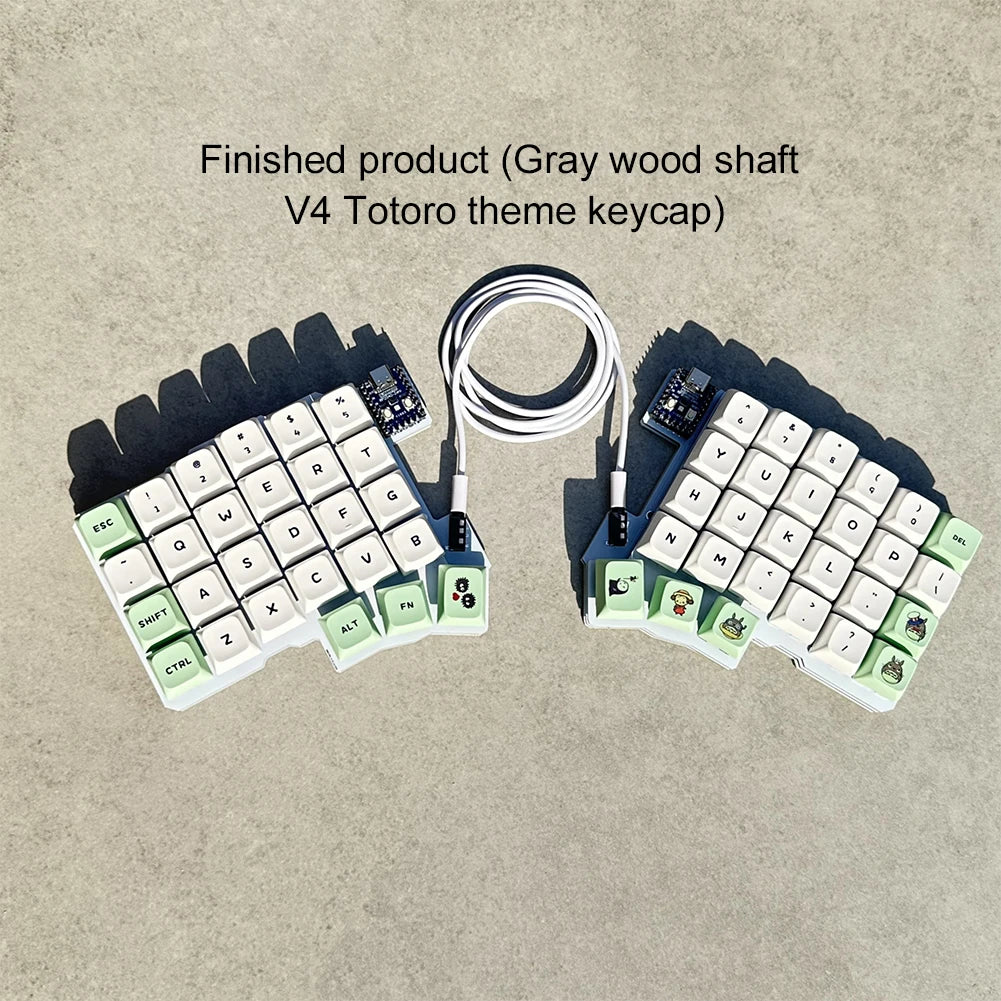 Split Keyboard Wired Ergonomics Keyboard Hot Swap Programmable Keyboard Left Right Hand Keyboard Customized PC Gamer Accessories