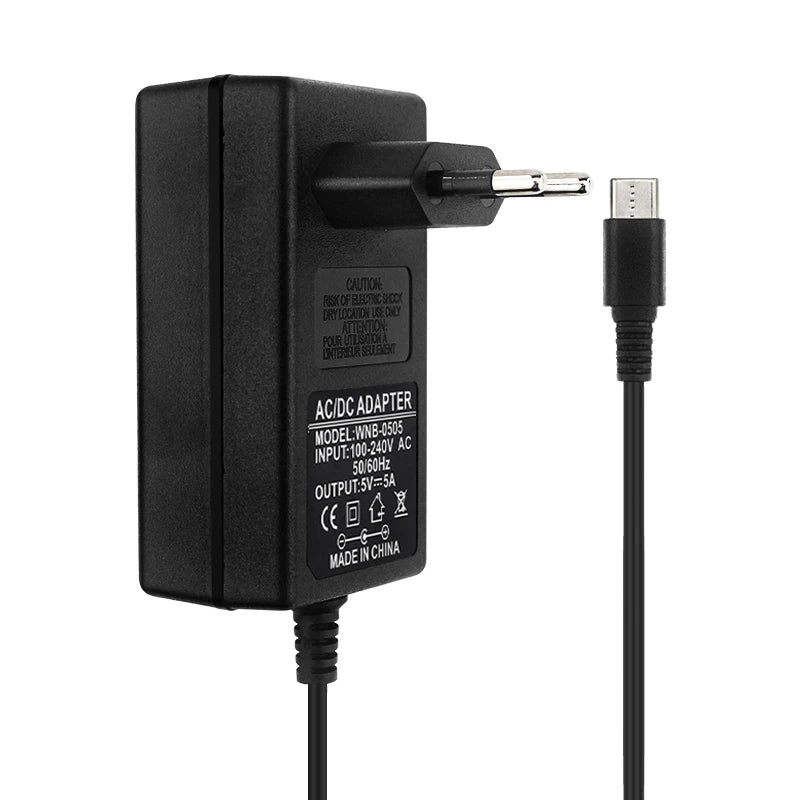 5V 5A Power Adapter for Orange Pi 5 Pro / Max / Ultra / Plus / 4A / RV2 USB Type-C Power Supply EU US UK Plug Raspberry Pi 5 4