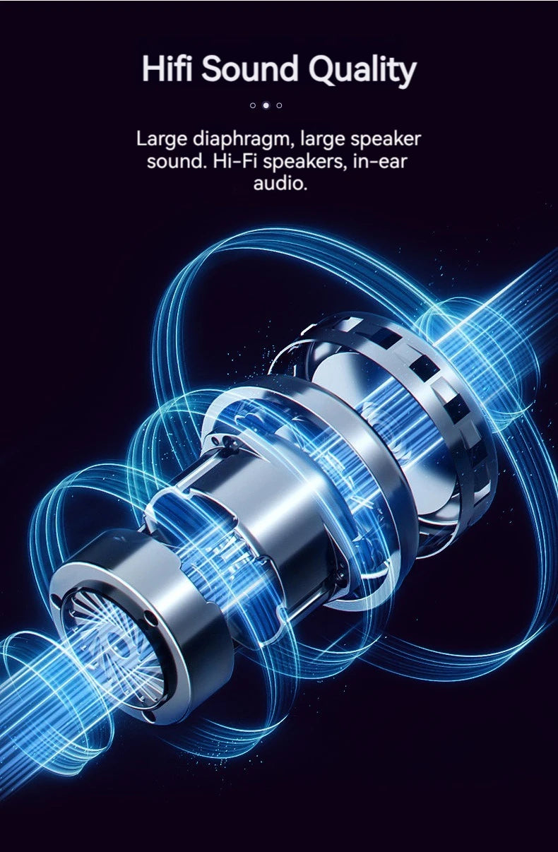 High Quality Wireless Bluetooth Earphones Bluetooth 5.2 TWS Headset Waterproof Sports Gaming Headphones For XIAOMI Iphone Choice