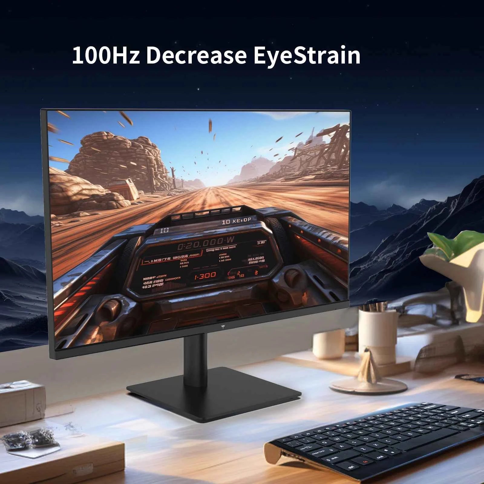 KTC 27 Inch QHD(2560 * 1440) 100Hz Computer Monitor - IPS Panel, Anti-Blue Light Screen, 100% High Color Gamut, 123% sRGB, Suppo