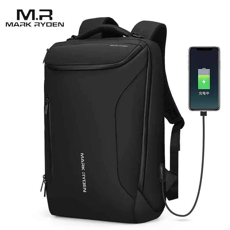 Mark Ryden 2025  Anti-Thief Fashion Men Backpack Multifunctional Waterproof 15.6 Inch Laptop Bag Man USB Travel Charging Bag