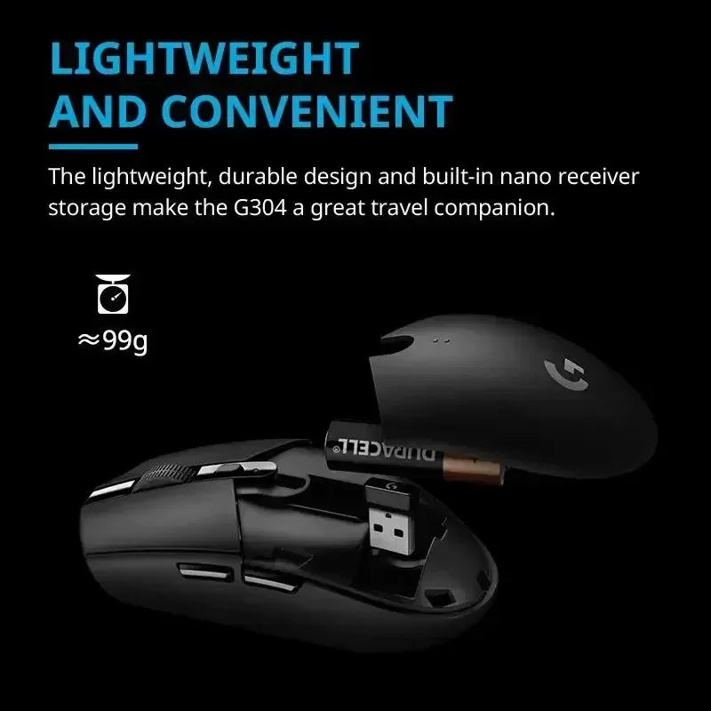 Logitech G304 White Bluetooth Wireless Gaming Mouse 2.4G laptop office desktop mouse