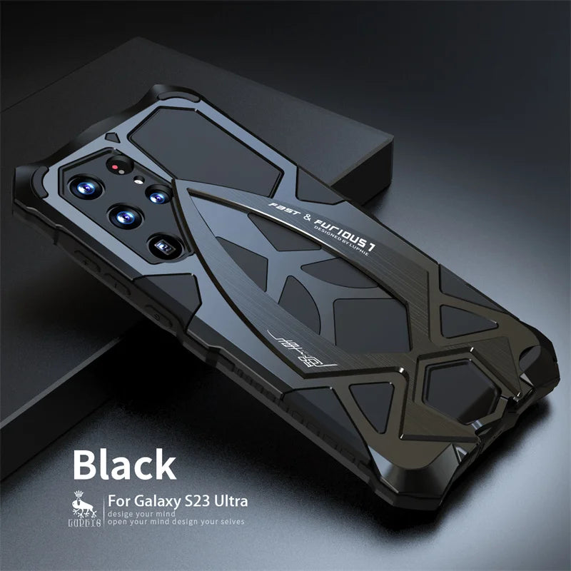 Armor Military Shockproof Rubber Full Rugged Cover For Samsung Galaxy S23 S25 Ultra Original Metal Case S22 S24 Ultra S25 Shell