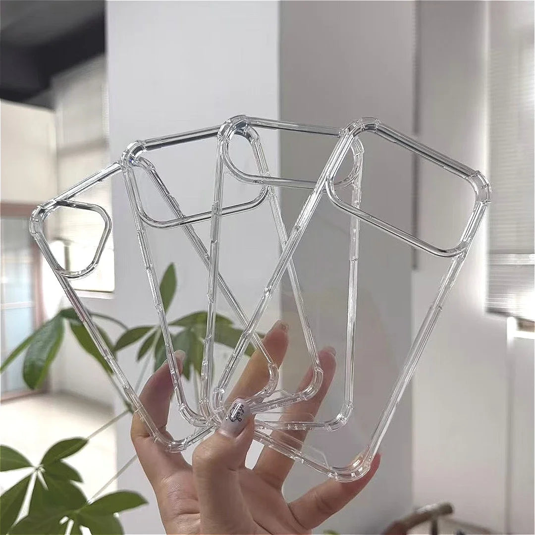 New Four-corner anti-drop Clear Case for iPhone 17 17Air 17 Pro Max Coque for iPhone 17 Pro Shockproof transparent hard Cover