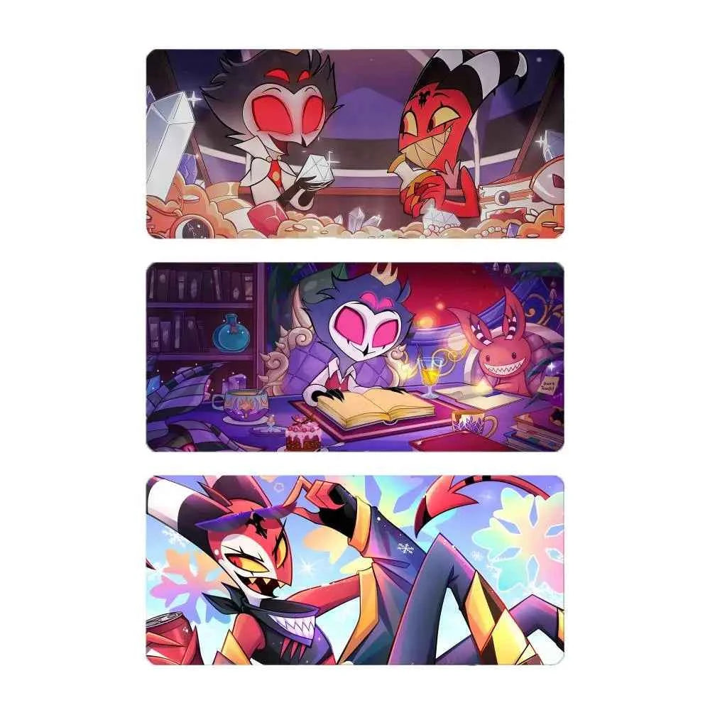 Animation Dark H-Helluva Boss Mouse Pad Mousepad Large Gaming LockEdge Thickened PC Table Desk Mat
