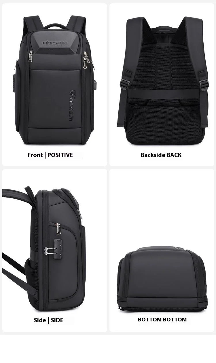 35 L Business Backpack For Men Waterproof Backpack Large Capacity Business Trip Multifunctional Password Anti-theft Laptop Bag