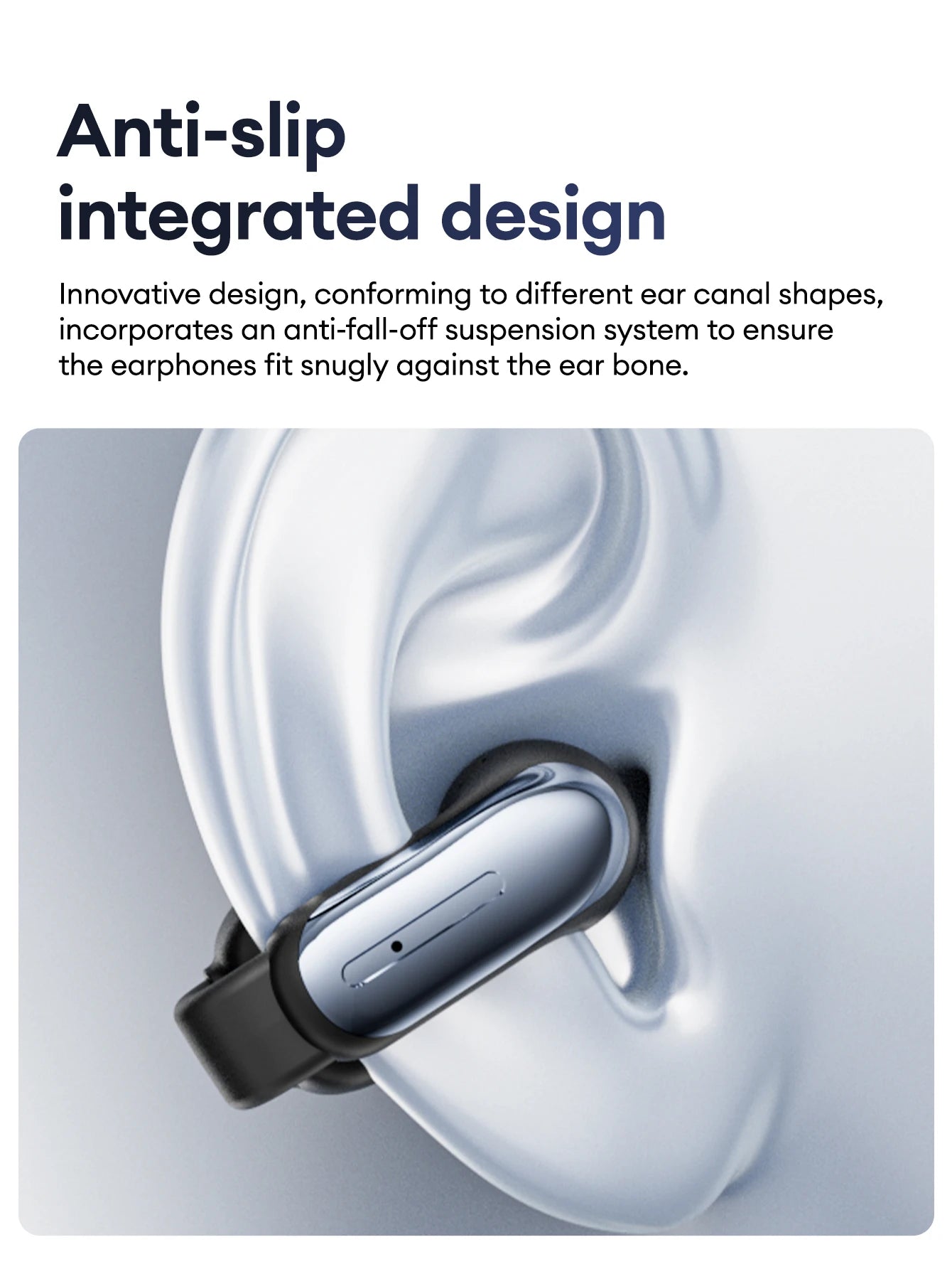 NEW Lenovo LES-108 Bone Conduction Earphones Open Ear Clip Wireless Earbuds Bluetooth 6.0 Sports Headphones with Mic Waterproof