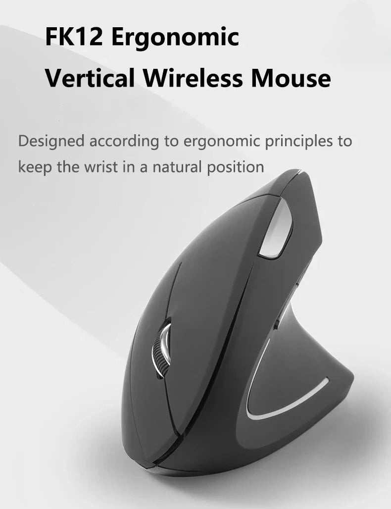 Vertical Ergonomic Gaming Mouse Wireless Rechargeable Gamer Mause Kit Optical 2.4G Mouse Computer PC Laptop Desktop USB Mice