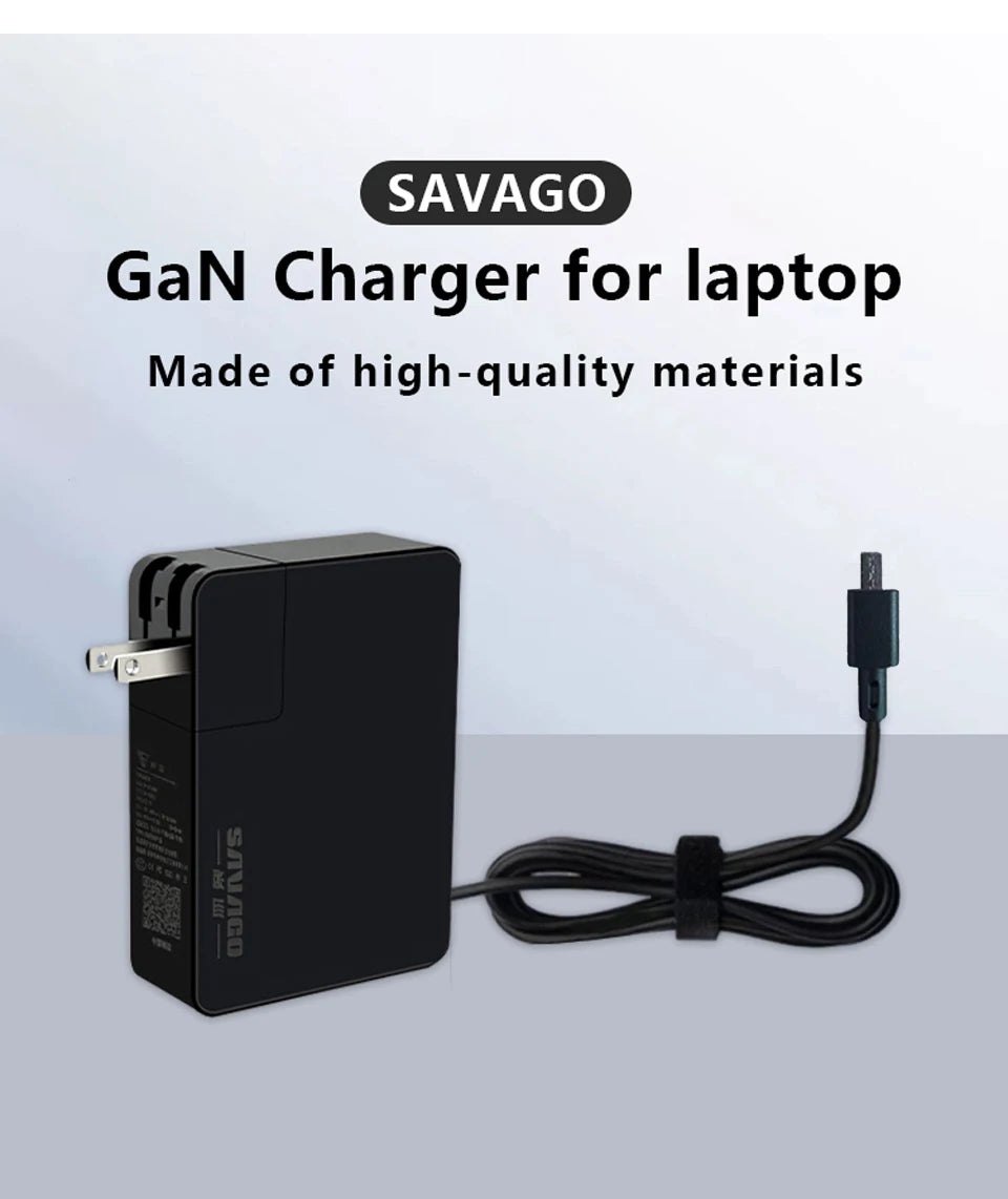 SAVAGO 20V10A 200W AC Adapter Laptop Power for ASUS ROG Zephyrus G14 2024 GA403 GaN Charger for Rog G16 2024 GU605