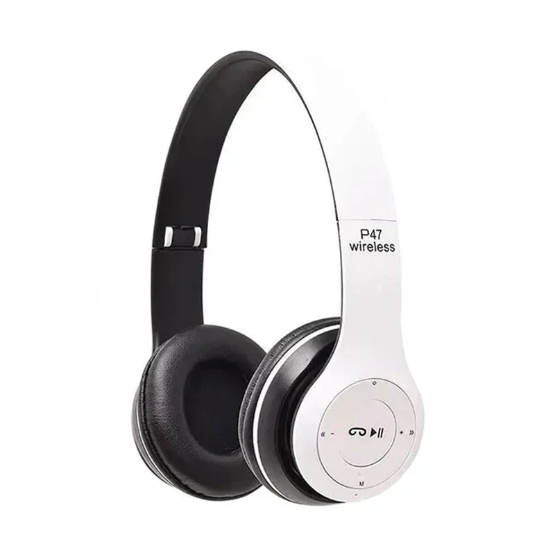 Stereo P47 Headset 5.0 Bluetooth Headset Folding Series Wireless Outdoor SportsHeadset for iPhone Samsung PC Game Accessories