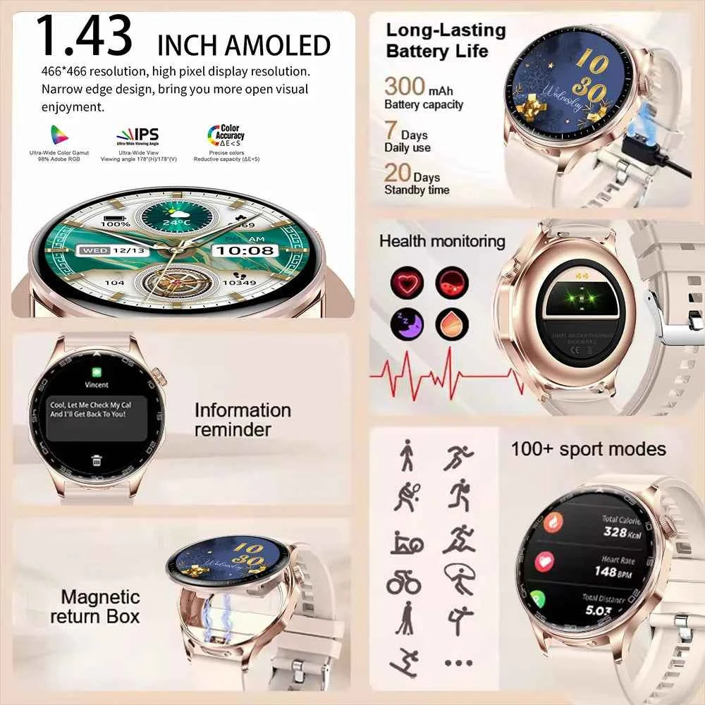 2026 new 2-In-1 TWS Headset Smart Watch 1.43