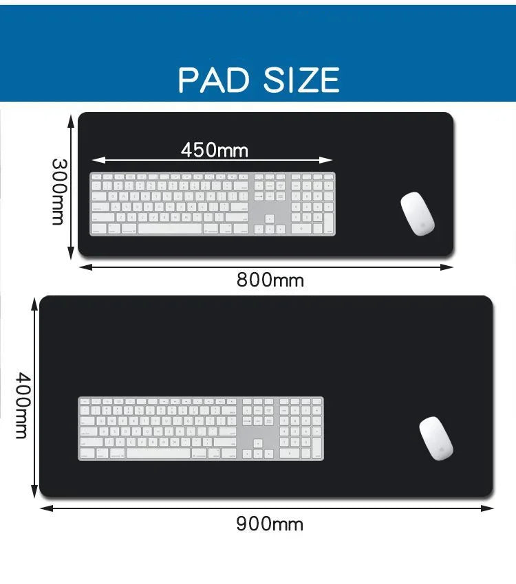 Gaming Mouse Pad Mousepad Gamer Desk Mat Large Keyboard Pad Xll Carpet Computer Table Surface For Accessories Xl Ped Mauspad - WinSupport Tech