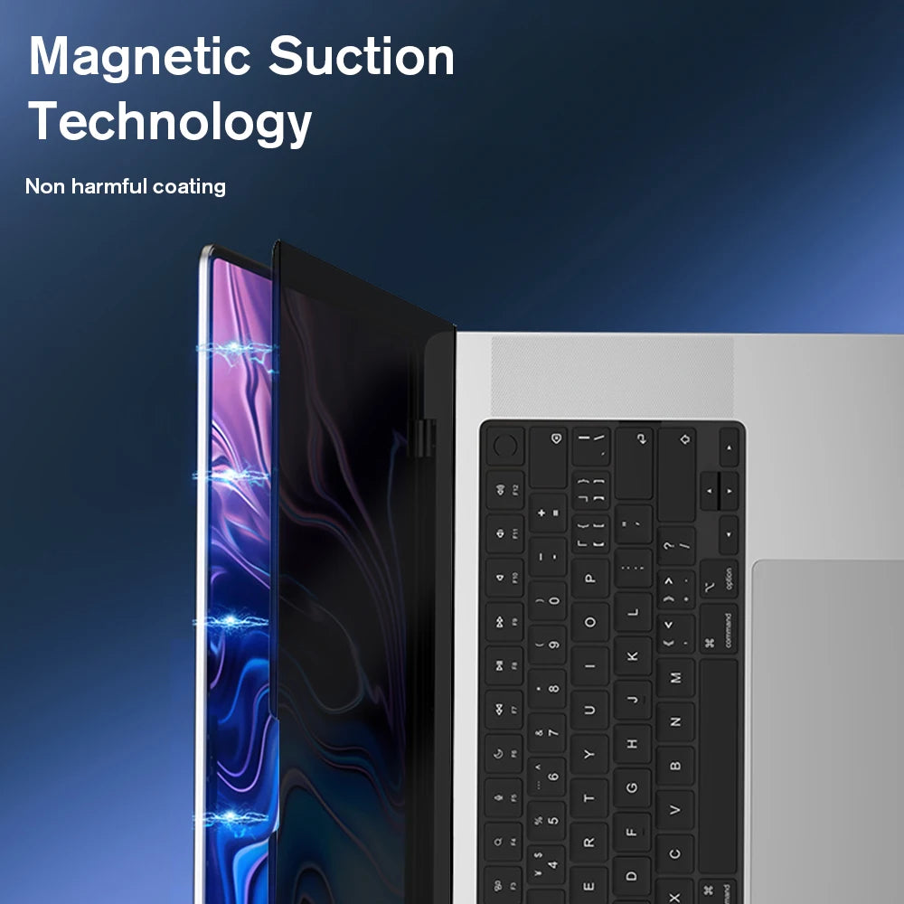 New Magnetic Privacy Filter for Macbook Air 13 Air 15 M3 M2 M1 Pro 13 14 16 Inch Screen Protector Film Anti-spy Anti-peep/Glare