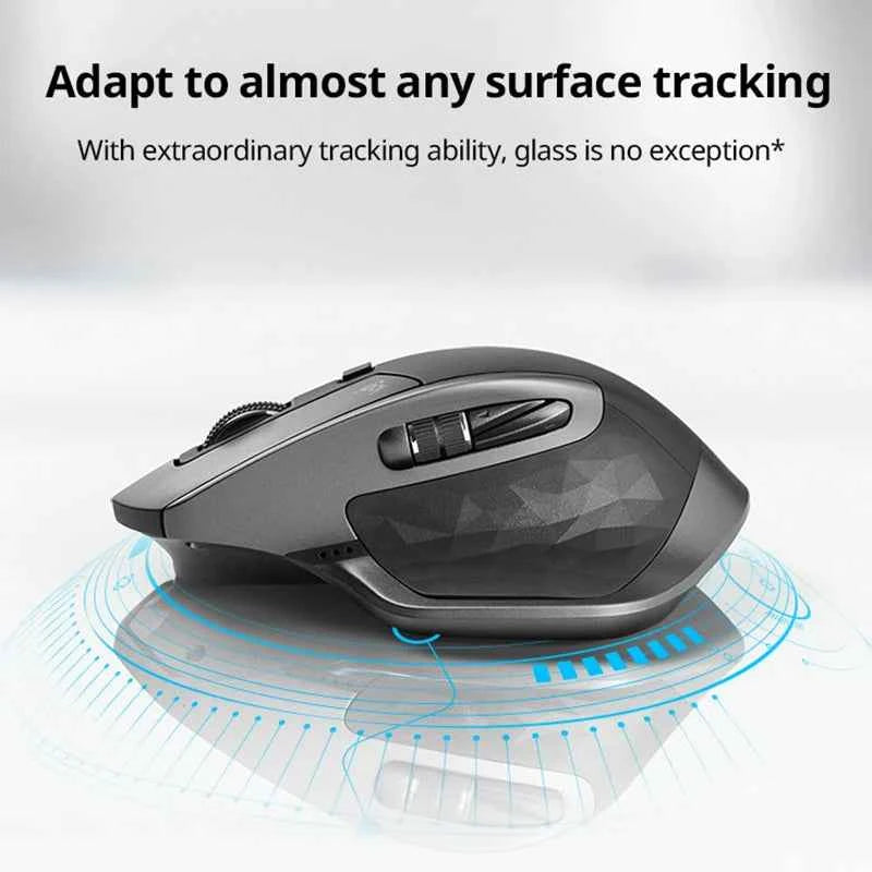 Logitech MX Master 2S BLE Wireless Mouse, 4000DPI, Dual-Mode Connectivity, Ergonomic Design, Long Battery Life, Office Use