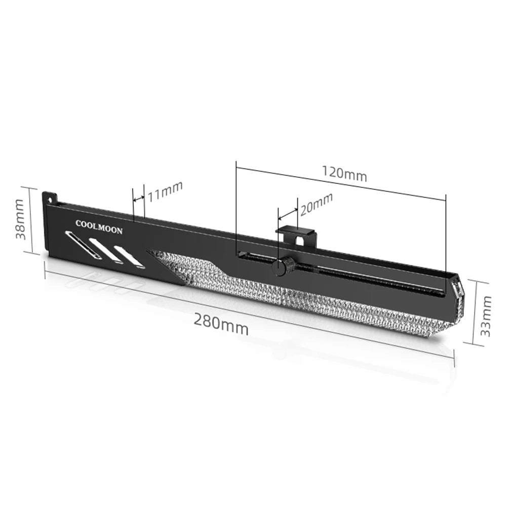 Customized Video Card Stand GT8 Horizontal Graphics Card Bracket 5V 3Pin ARGB GPU VGA Holder Desktop PC Case DIY Accessories