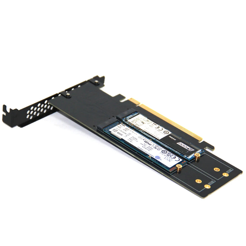 PCle4.0 X16 to 4xNVME M.2 Expansion Card M.2 SSD GEN4 PCIe4.0 PC Motherboard X1 X4 X8 X16 Expansion Card For 2230 2242 2260 2280