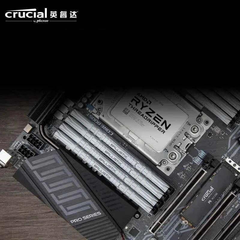 Crucial Ram Desktop DDR4 8GB 16GB 3200MHz 32GB(2x16GB) Ballistix Platinum Game XMP 2.0 Support DDR4 3200MHz For Desktop Memory