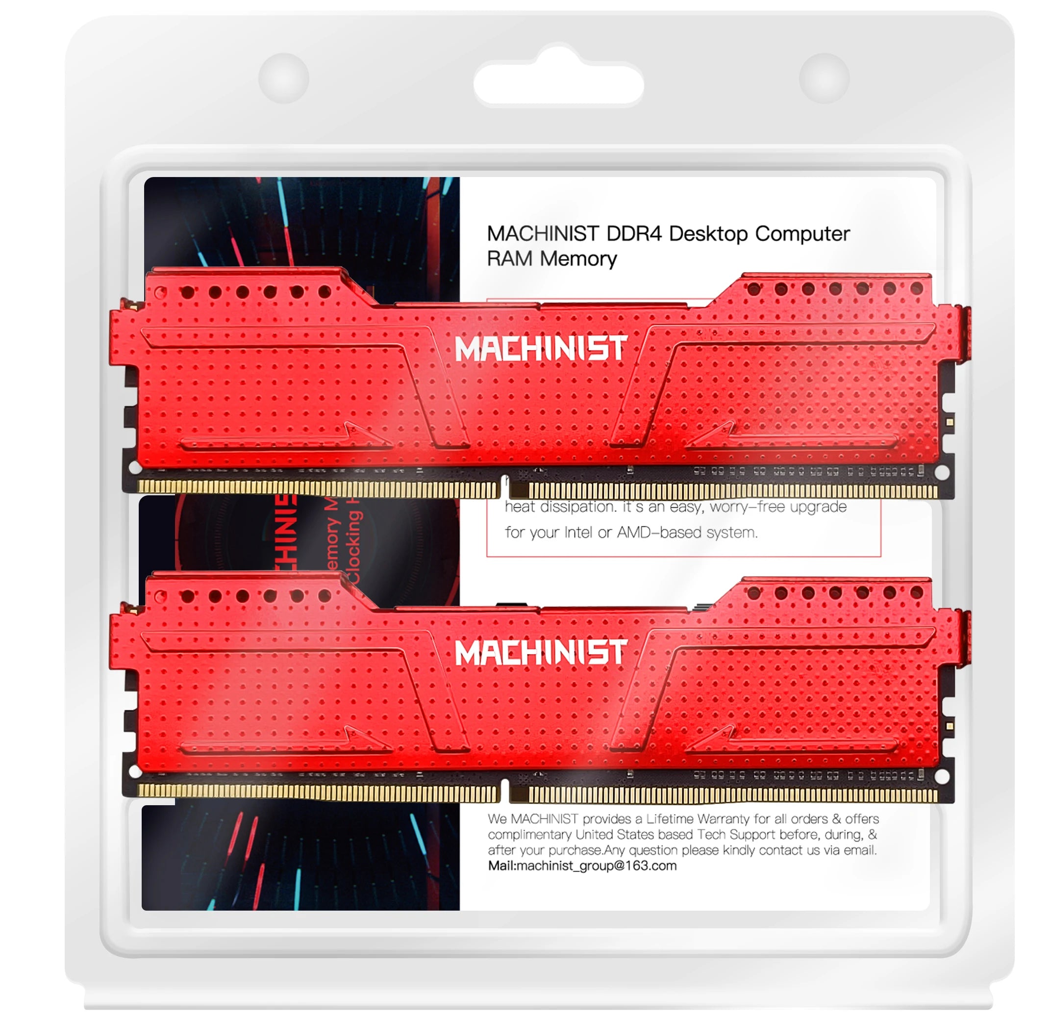 MACHINIST X99 Kit 8GB 16GB 32GB DDR4 Memory With Heat Sink - WinSupport Tech