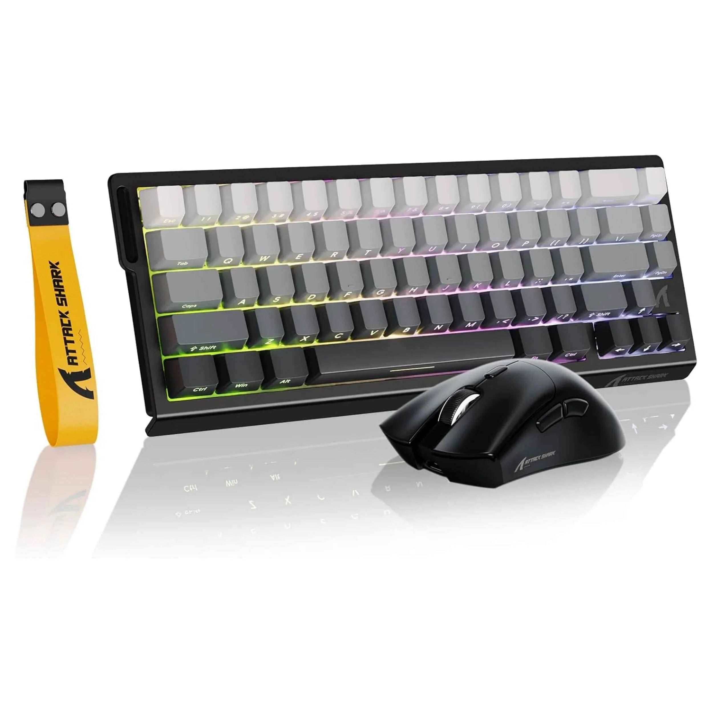 MAMBASNAKE x Attack Shark X68 HE Gaming Keyboard & R1 Mouse Combo,8KHz Magnetic Switch Keyboard