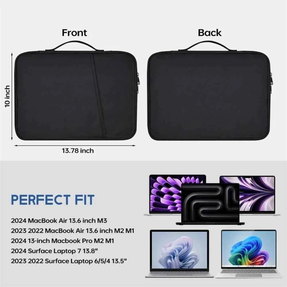 Waterproof Shockproof Handle Bag Laptop Sleeve Case for Macbook Air 11 13 Inch M4 M3 M2 Chip Mac Book Cover Accessories