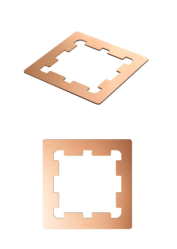TEUCER AM5 CPU Anti-bending Bracket Bending Corrector Pure Copper Material Adapted to AMD 7950X 7900X 7700X 7600X