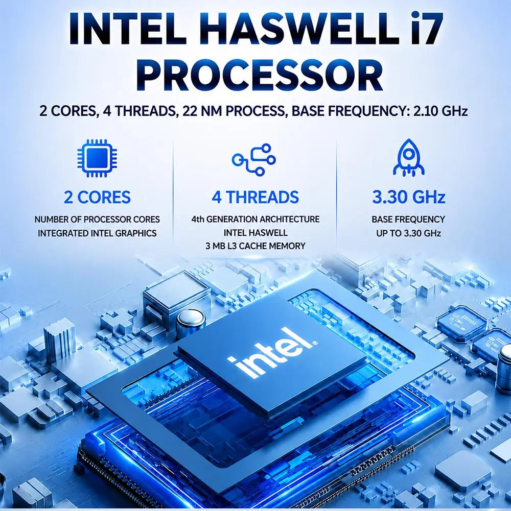SOYO Mini PC Y5 PLUS Intel I7 4th Gen 8GB RAM 128GB Y5 Air I5 4th GenWindows 11 Pro WiFi BT4.2 Office Desktop Computer HDMI*2 RJ45*1 USB3.0*4 3.3GHZ 4K 60fps Graphics
