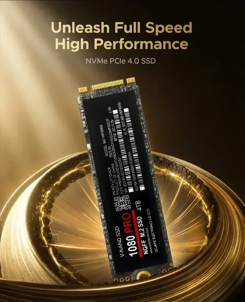 Original SSD 1080PRO 1TB Hard Disk Drive 2TB M2 NGFF NVME Interface Internal Solid State Hard Drive for Laptop Desktop Notebook
