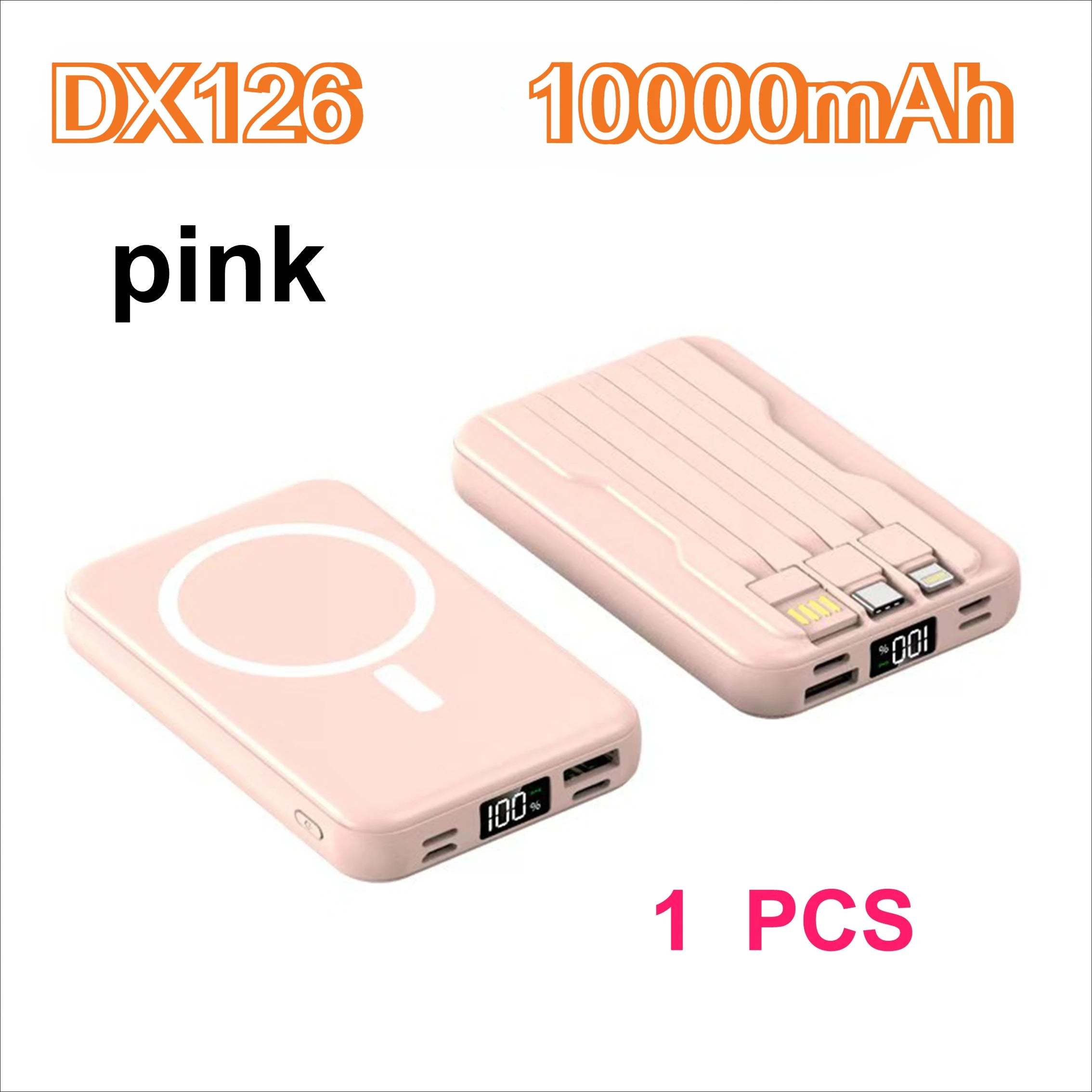 Taepiaai DX126 magnetic car wireless power bank; suitable for Apple, Android mobile phones\watches/15W/22.5W powerbank 10000mah