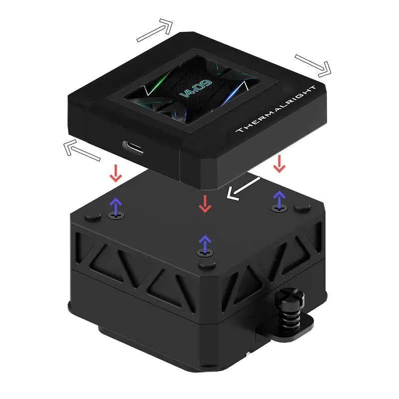 Thermalright FW 240 SE ARGB All-in-One Water Cooler, 2-inch IPS LCD, Liquid CPU Cooler supports LGA1851/1700 AMD AM4/AM5