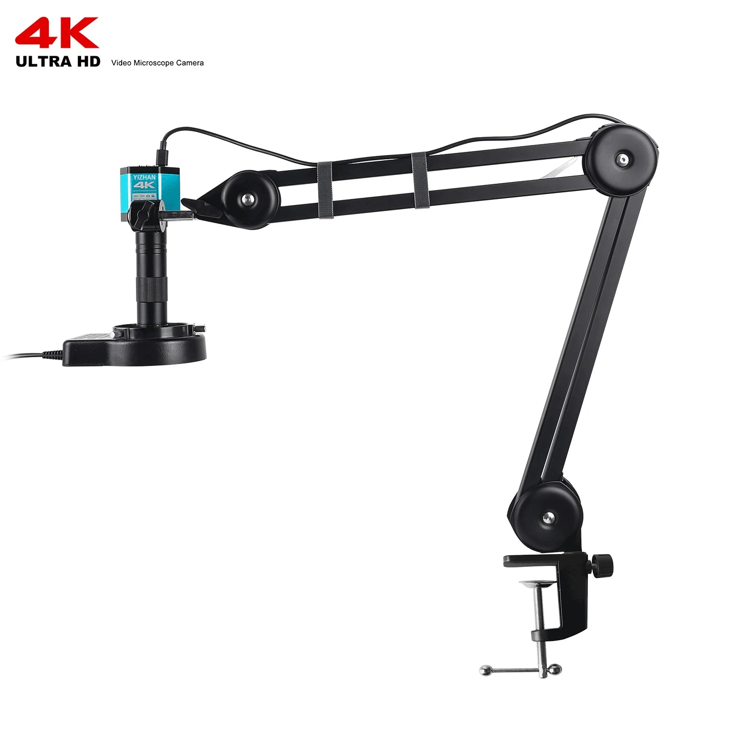4K Microscope 48MP Digital Microscope For Electronics USB Industrial Cameras HDMI 1-150X Zoom C-Mount Lens Phone Pcb Soldering