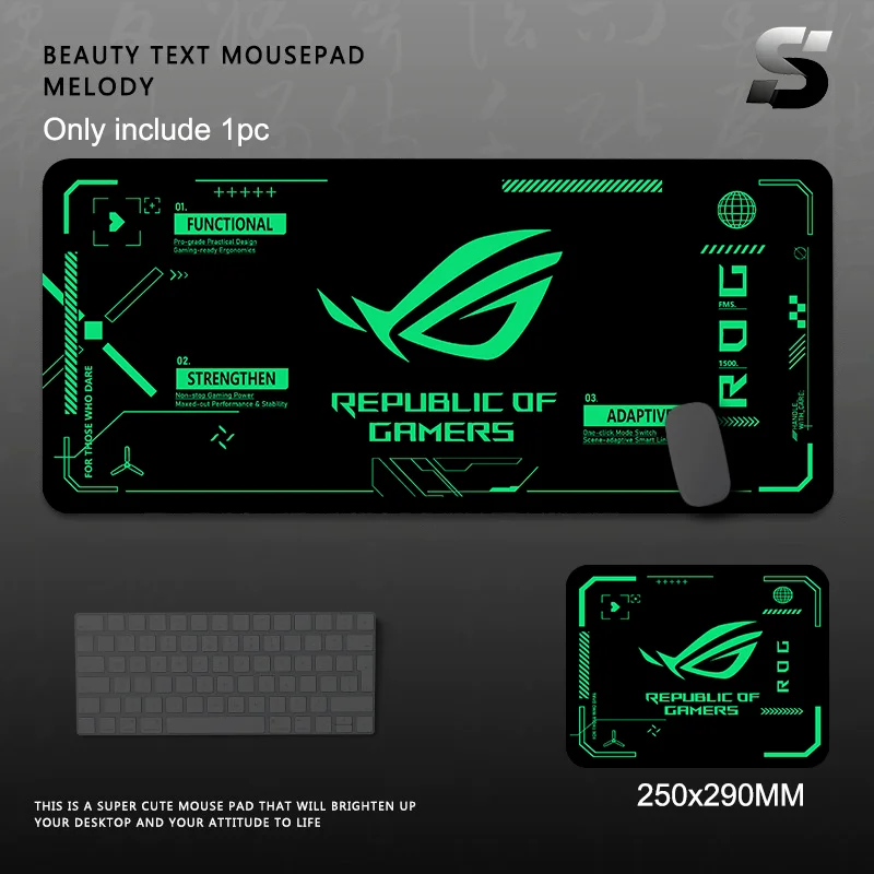 Gaming Mats Large Extended Pad for ASUS Rog Mouse Pad Gamer PC Computer Keyboard XXL Desk Mat Offices Interior Accessories Rug