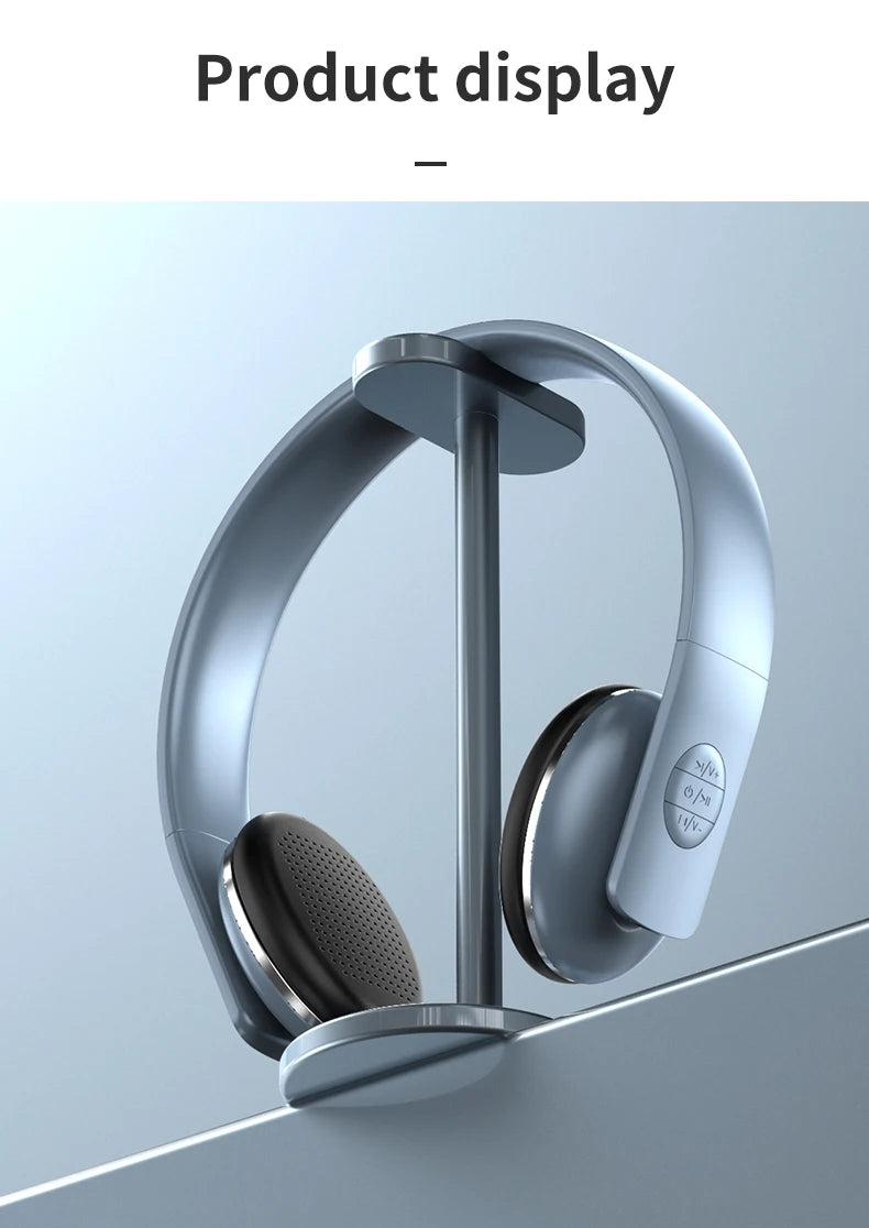 New Retro Bluetooth Wireless Over-Ear Headphones Foldable Lightweight Noise Reduction Vintage Fashion Headset For Students Gifts