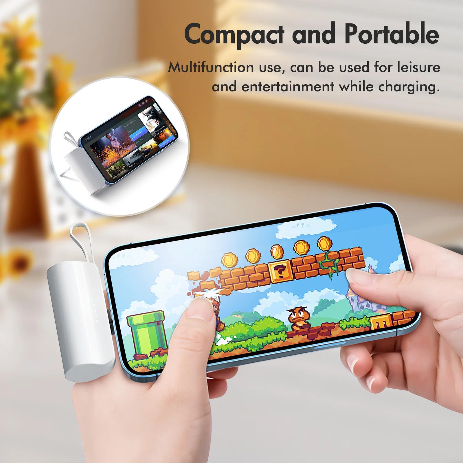 MIni Power Bank 4500mAh Fast Charging 10W Portable Type-C External Battery Charger For Huawei Samsung iPhone Powerbank