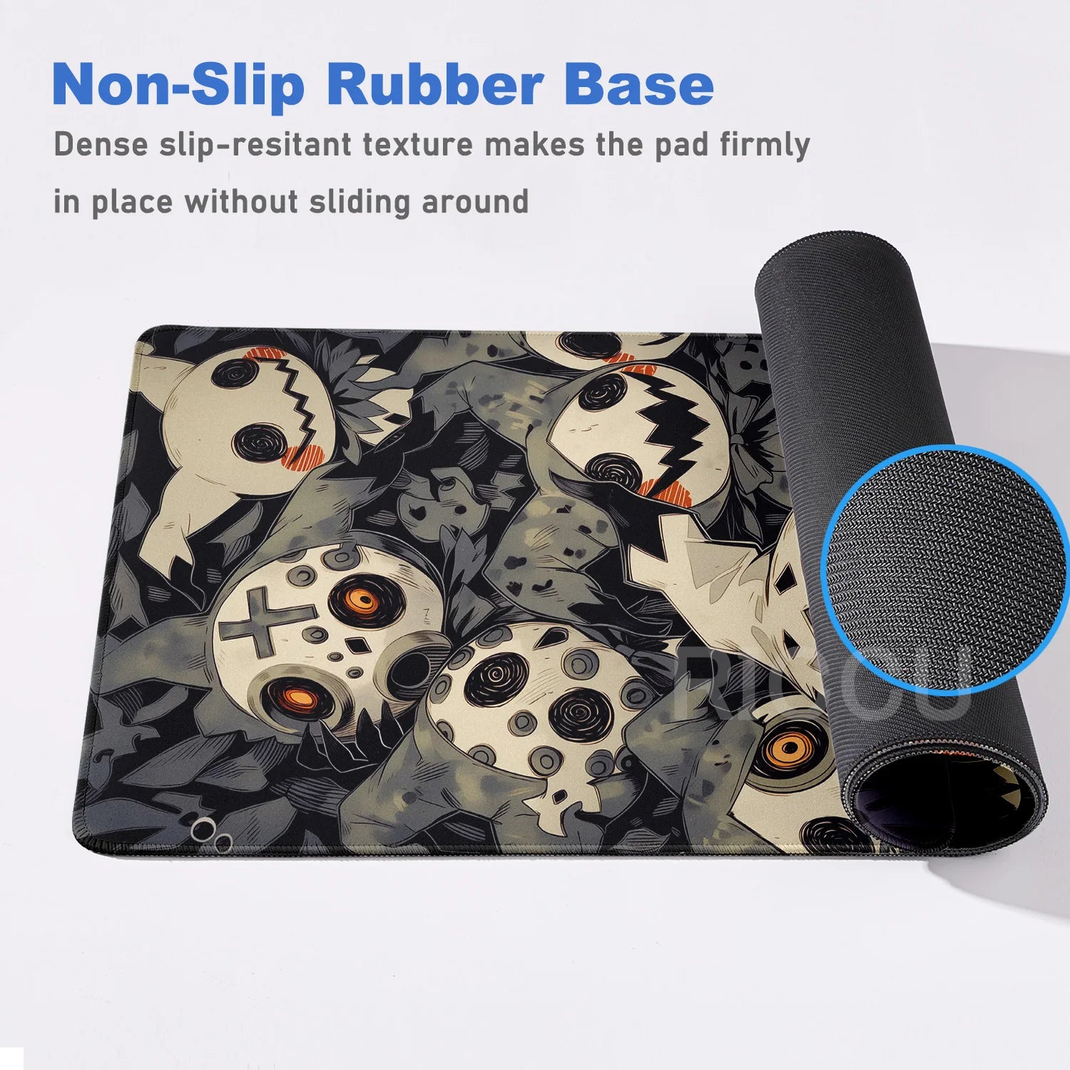 XXL Large Mouse Pad Pokemon Mimikyu Office Mats Carpet Laptop Locking Edge Game Keyboard Desk Mat Rug Mousepad Rubber Table Mat