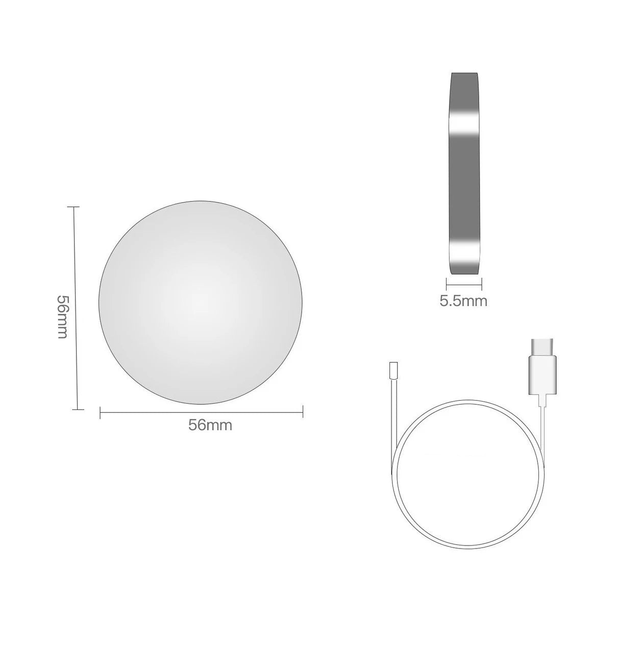 30W Magnetic Chargers Type C Fast Wireless Charger Pad Stand For Magsafe IPhone 17 16 15 14 13 12 Pro Max PD Phone Charging Dock