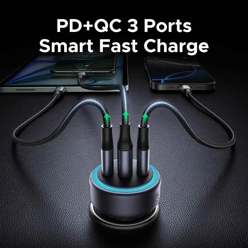 UGREEN Car Charger PD30W USB C Fast Charger for iPhone 17 16 15 Fast Charging for Mobile Phone USB C Car Charger