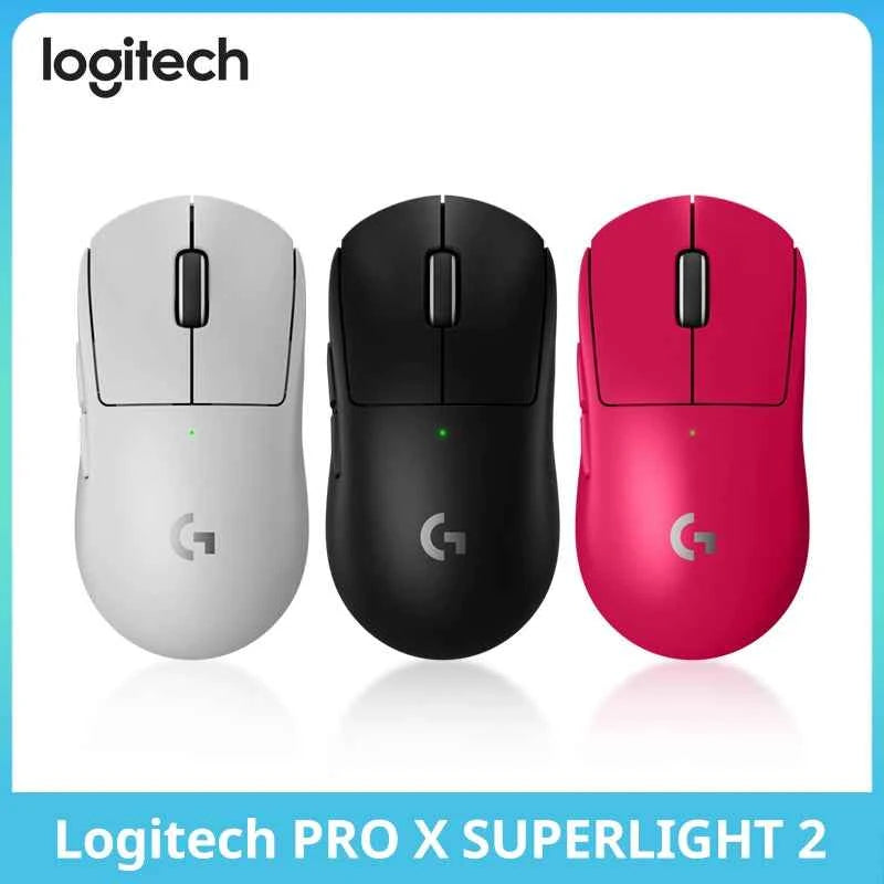 Logitech G PRO X SUPERLIGHT 2 wireless gaming mouse, 60 g pro-grade mouse with 5 programmable buttons, 44k DPI sensor, 8 kHz rep