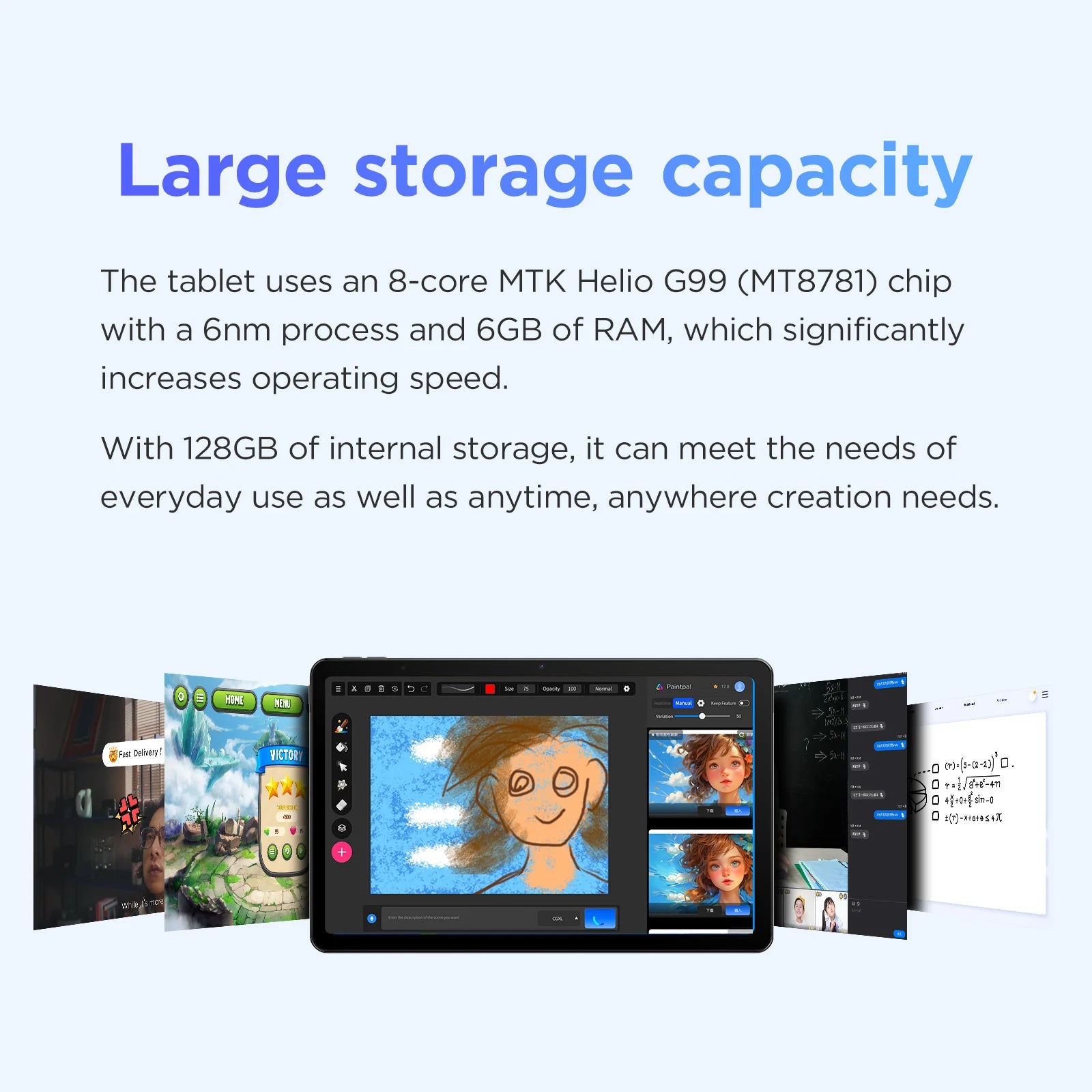 UGEE UT2 Fun Drawing Pad 6GB+128GB Full-Laminated Screen 2K Ultra HD Android 14 Tablet Drawing 7000mAh+18W 10.36 inch with Pen