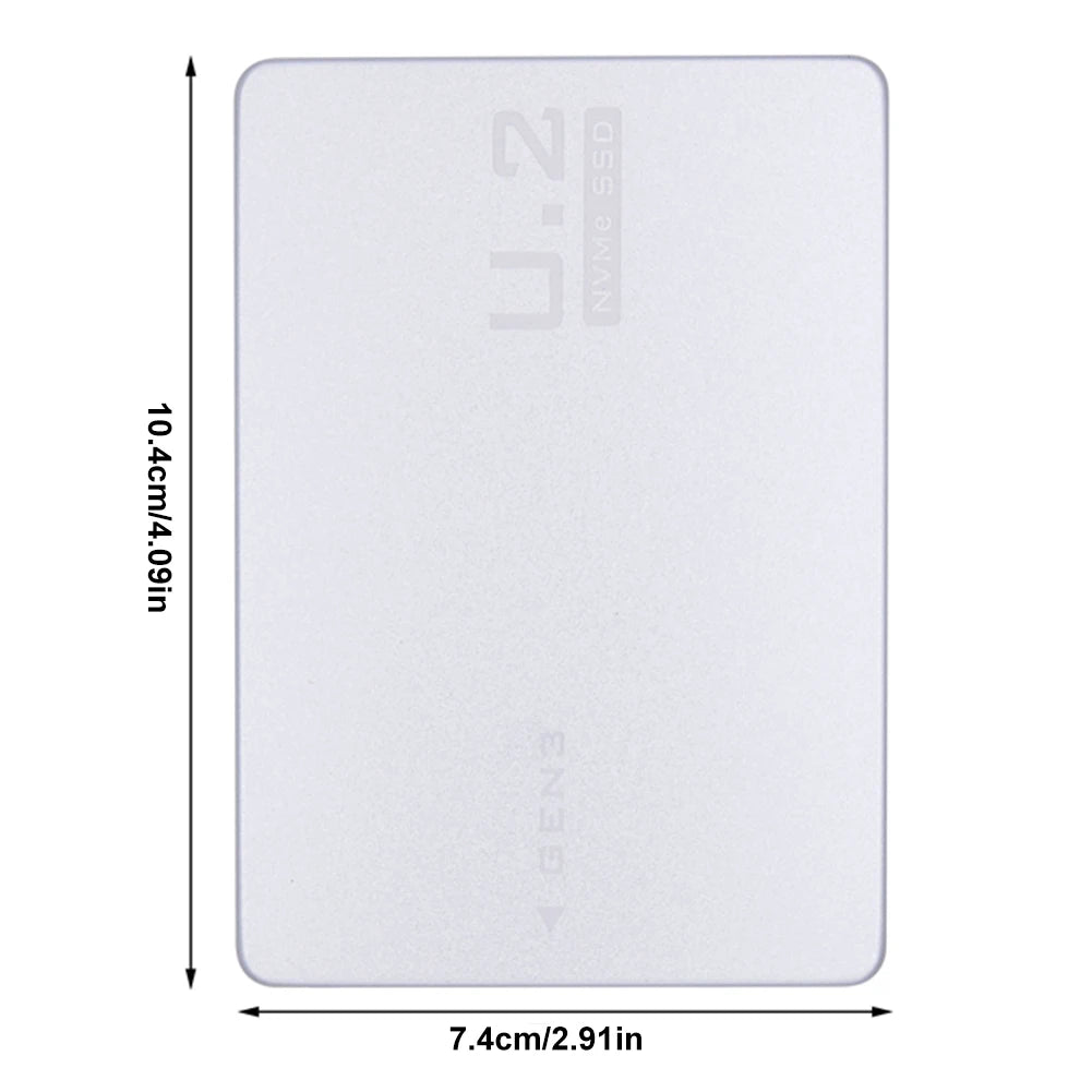 M.2 SSD To U.2 Adapter Card M.2 NVMe SATA-Bus NGFF SSD To PCI-e U.2 Adapter 32Gbps PC-E3.0X4 with Case for Desktop Computer