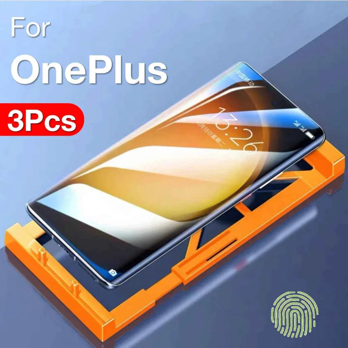 3Pcs For Oneplus 13 12 11 10 9 8 Pro ACE 2 3 One Plus Screen Protector Accessories Protections Protective With Kit Not Glass
