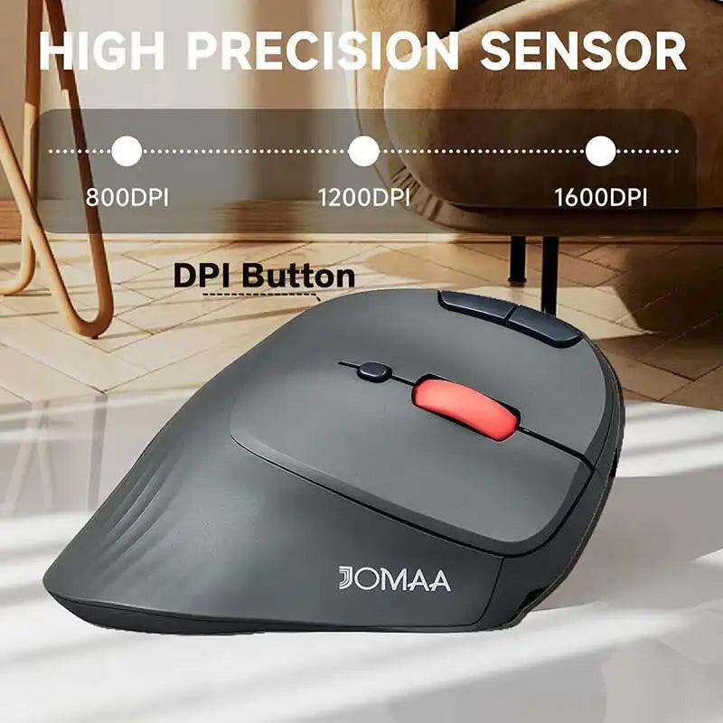 Wireless Trackball Mouse 2.4G,Dual Bluetooth 4.0 Ergonomic Mouse Rechargeable Mouse for Mac Windows Computer Laptop PC