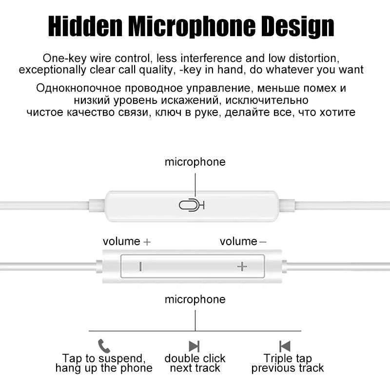 Original In-Ear Wired Earphones For Apple iPad iPhone 17 11 12 13 14 15 16 Pro Max TypeC Headphones Laptops Tablet 3.5mm Earbuds