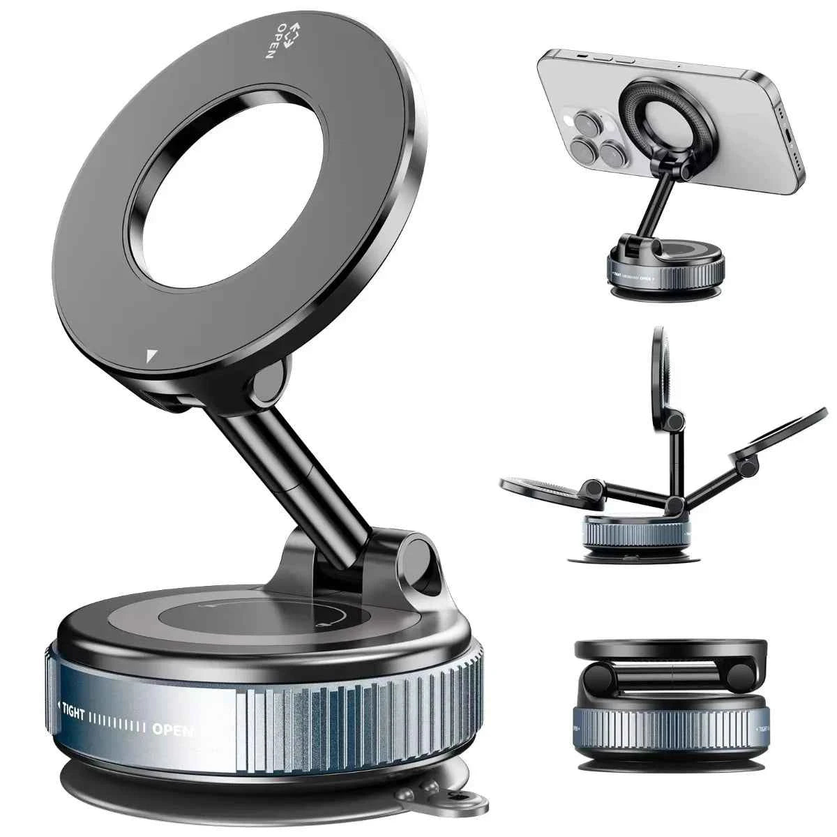 Mobile phone magnetic stand for desktop; 360° rotating magnetic adsorption stand; universal mobile phone holder